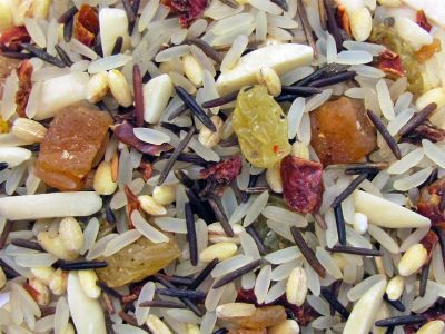 Wild Rice with Raisins, Apricots, Barley, Almonds, Fruit Blend